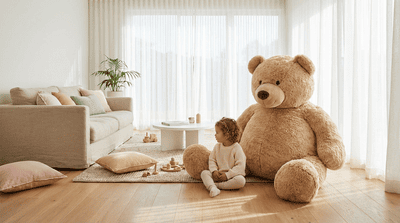 Warum XXL-Kuscheltiere wieder voll im Trend liegen